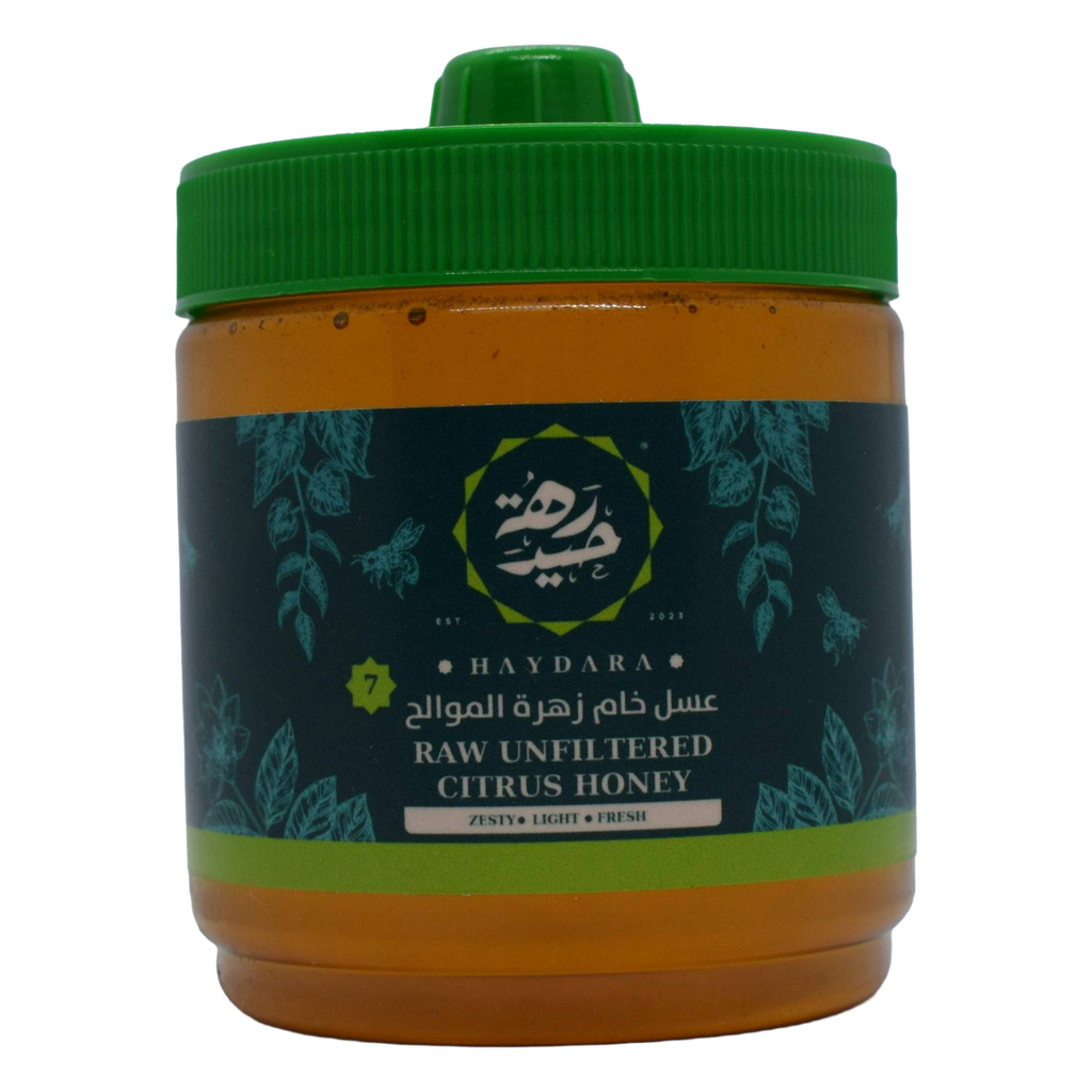 Raw Unfiltered Citrus Honey — Hive 7, Sharkiya — 400g - DSC_0425.png