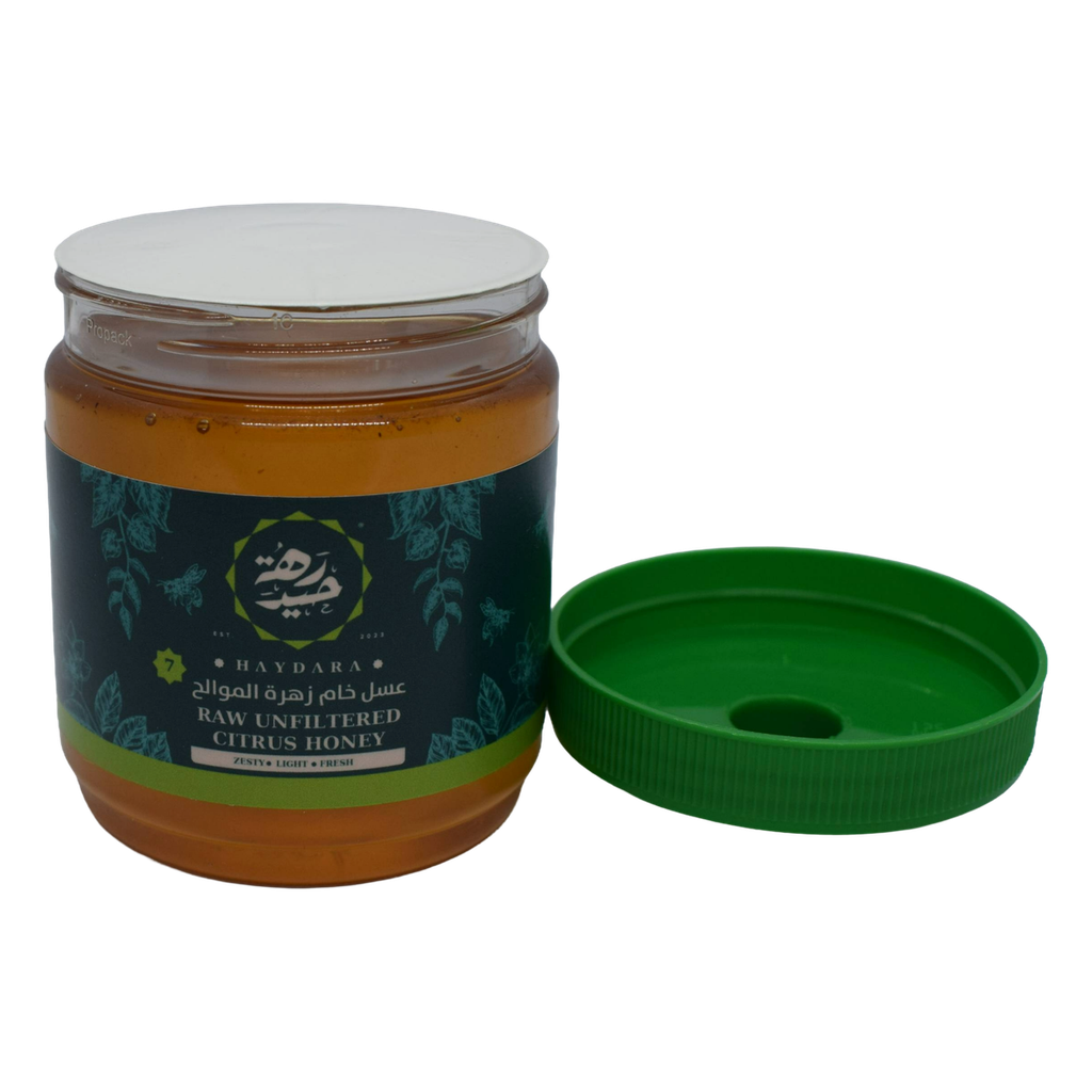 Raw Unfiltered Citrus Honey — Hive 7, Sharkiya — 400g - DSC_0426.png