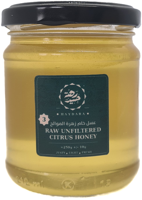 Raw Citrus Honey — Hive 3, Fayoum — 250g