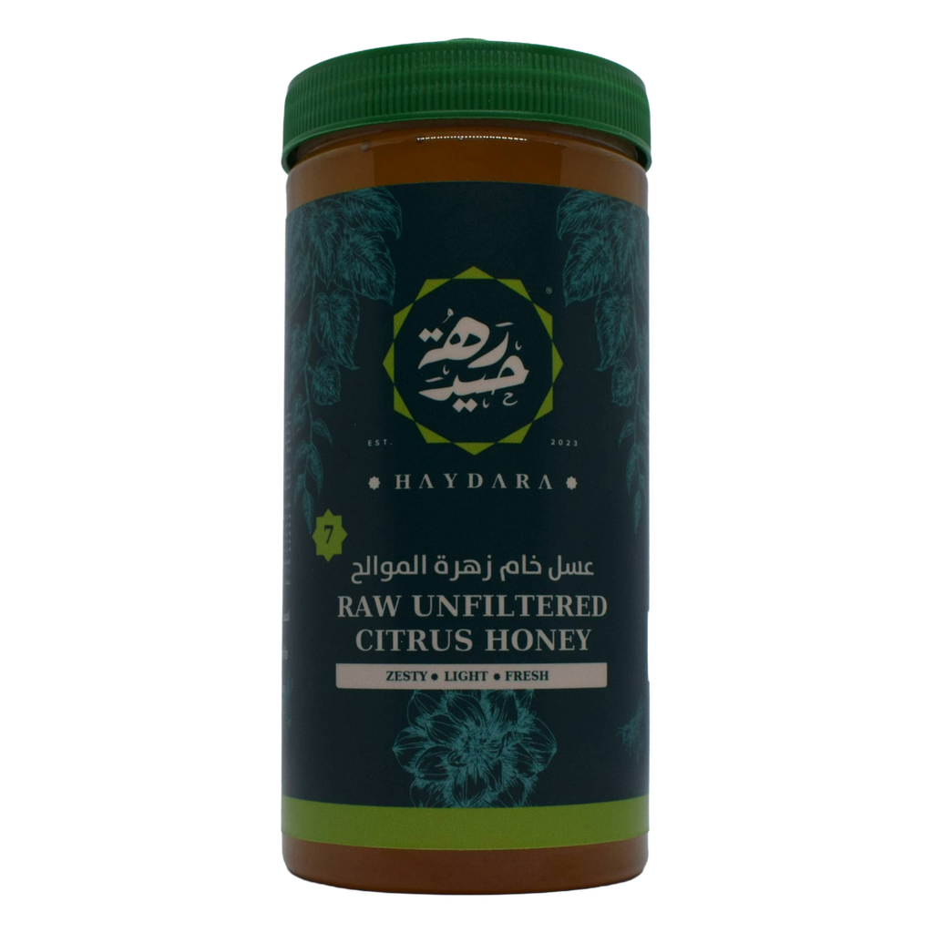 Raw Unfiltered Citrus Honey — 800g