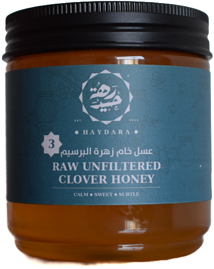 [0788364525055] Raw Unfiltered Clover Honey 3 - 400g