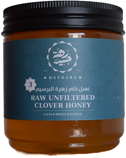 [0788364525055] Raw Unfiltered Clover Honey 3 - 400g