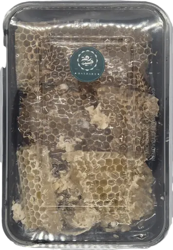 Honeycomb with Pure Clover Honey — Hive 3, Fayoum — 400g